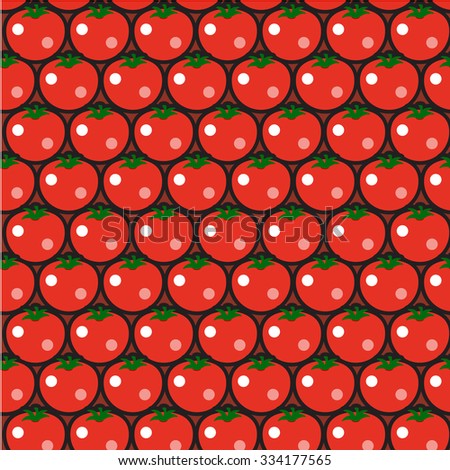 tomatoes background vector illustration