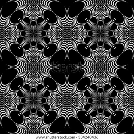 Design seamless monochrome decorative pattern. Abstract grid background.
Vector art. No gradient