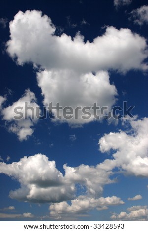 Picture of a blue cloudscape