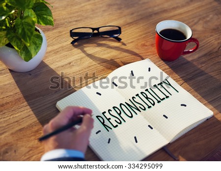 Responsibility Obligation Duty Roles Job Concept
