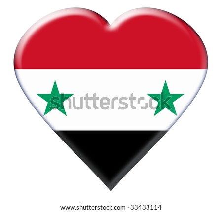 Icon of Syria. Illustration over white background