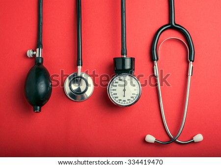 Medical background. Cardiologi medical tools Royalty-Free Stock Photo #334419470