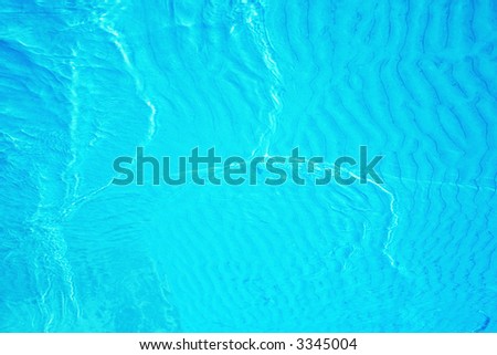 Background of Clear Blue Water