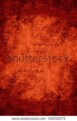red abstract background or scratched metal texture