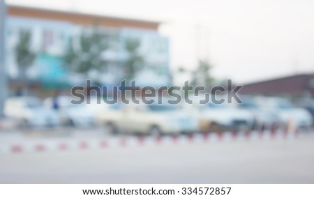 blur cars parking
