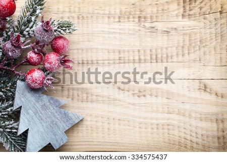 Christmas background, greeting card. Decoration.