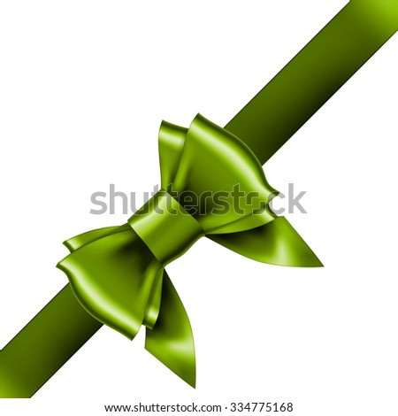 bow ribbon gift vector