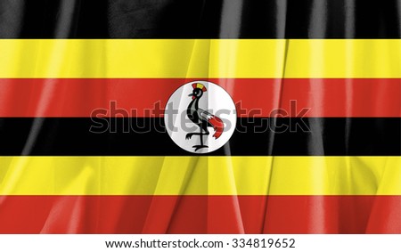 Fabric Flag of Uganda
