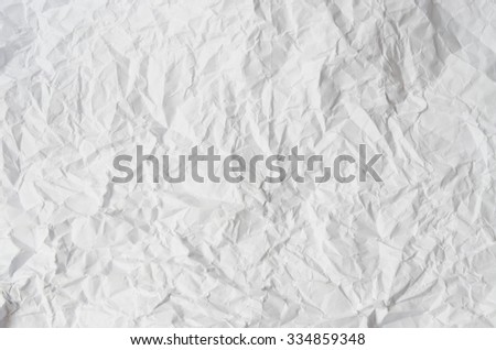 Creased white paper texture background.