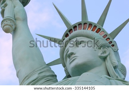 The Statue of Liberty.One of most famous icons of the 4th of July USA.