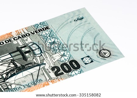 200 escudos of Cabo Verde. Cape Verdean escudos is the main currency of Cape Verde