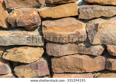 Rough stone wall background