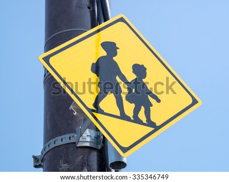 Children caution signal