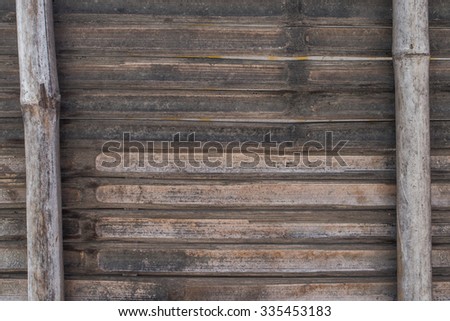 Bamboo wood wall for background