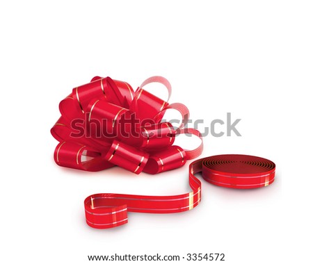ribbon and bow Royalty-Free Stock Photo #3354572