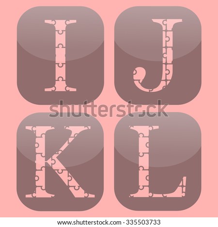 ijkl set of letters of the puzzle