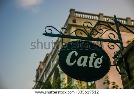 cafe Signboard