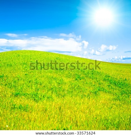 Sunny hills of happiness!