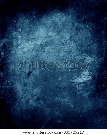 Blue Grunge Wall Texture Background
