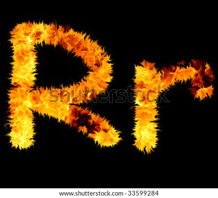 flame symbol R