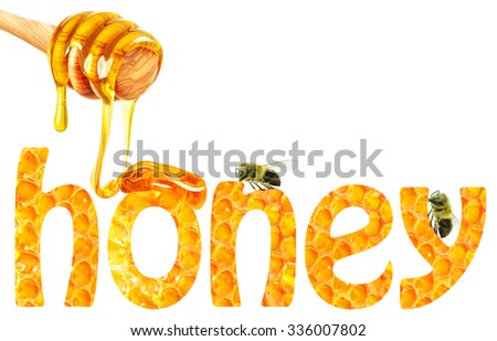 the word "honey"