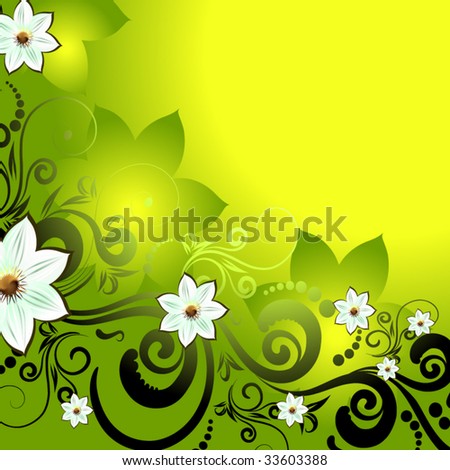 abstract  floral background