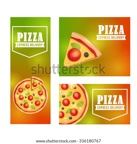 Flyer pizza Vecror