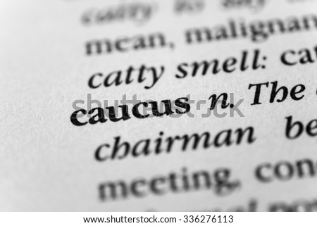 Caucus Royalty-Free Stock Photo #336276113