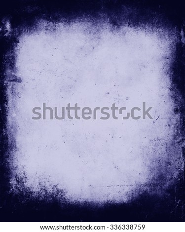 Grunge Background With Faded Central Area, Scary Purple Texture With Frame