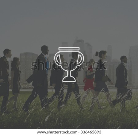 Trophy Reward Prize VIctory Success Achievement Concept