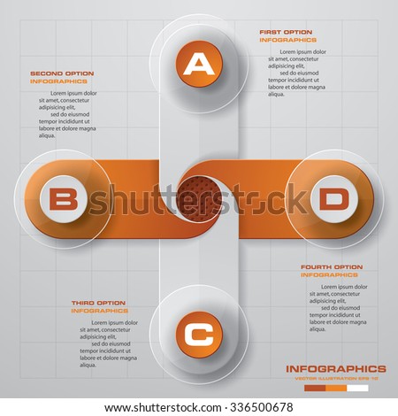Infographic design template and marketing icons, Business concept with 4 option.