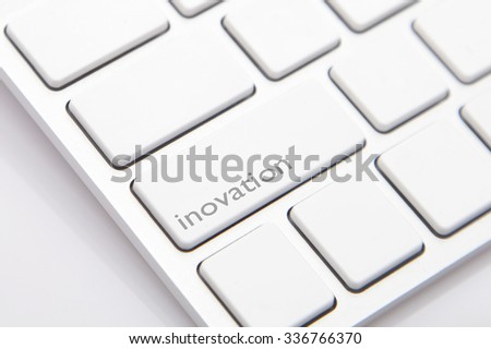Inovation White Computer Keyboard