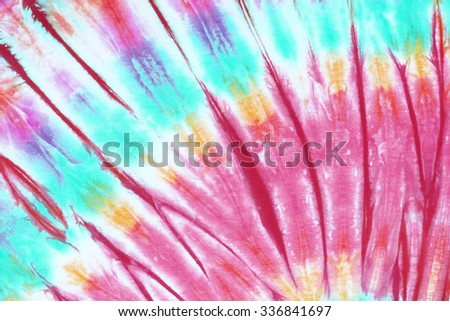 colourful tie dyed pattern abstract background.
