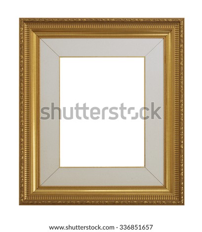  Frame isolated on white background.