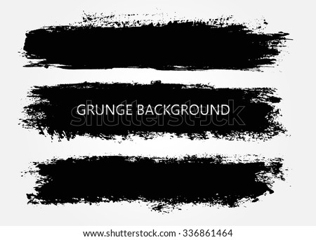 Set of grunge banners.Grunge backgrounds.Abstract vector template.