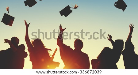 Celebration Education Graduation Student Success Learning Concept Royalty-Free Stock Photo #336872039