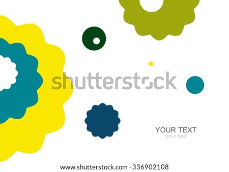 Colorful modern geometric abstract background template with designed ornament shapes. Vector pattern abstraction beautiful illustration with place for your text. Poster, business card, book, banner.