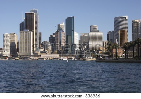 Sydney Skyline - Looking towards Circular Quay