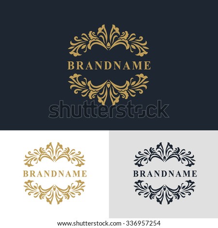 Monogram design elements, graceful template. Calligraphic elegant line art logo design. Letter emblem sign for Royalty, business card, Boutique, Hotel, Heraldic, Jewelry. Vector illustration