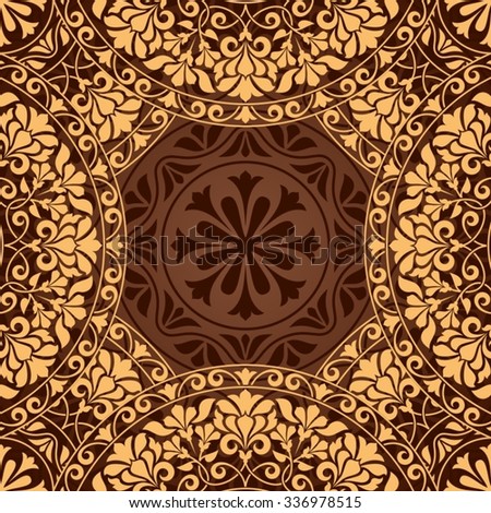Floral Indian pattern.