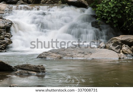 Waterfall in Chiang mai Thailand.