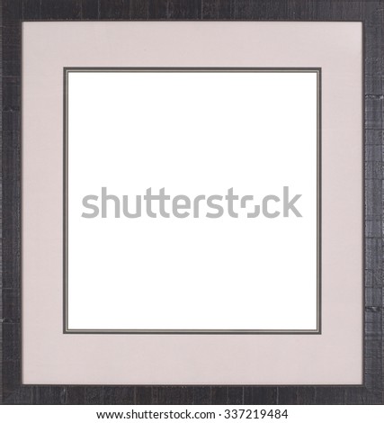 Picture frame isolated on white background