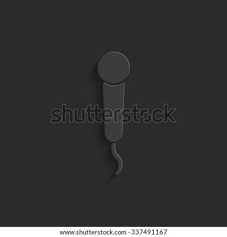 Microphone - vector icon