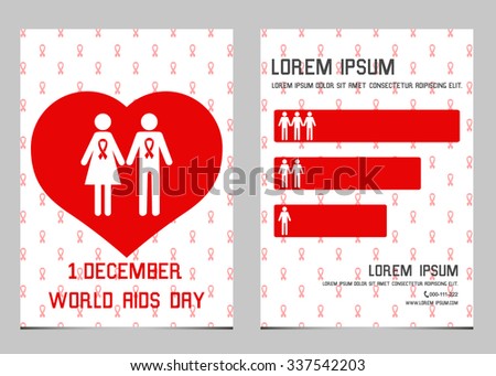 World AIDS Day.  Banners, Flyers, Placards and Posters.