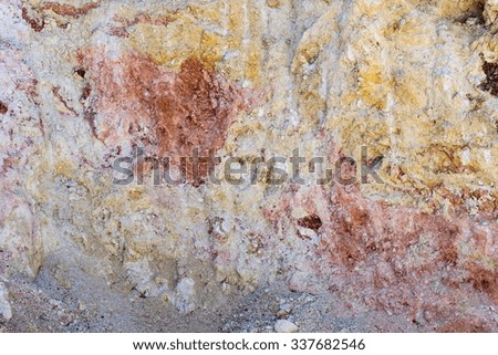 sandy surface with color spots for the textured abstract background and for wallpaper
