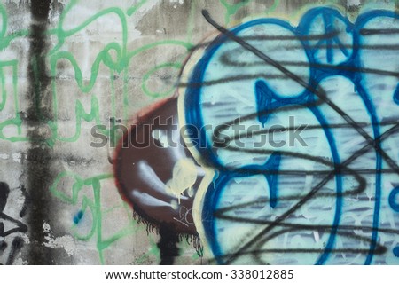 Graffiti  on wall