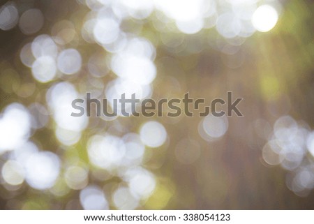 abstract blurry bokeh and nature light background
