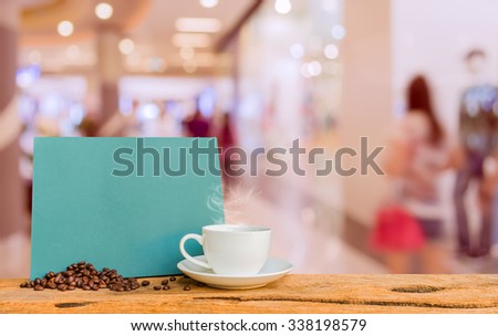 blurred image of shopping mall and people with vintage tone for background usage .
