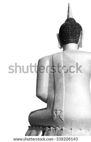 Buddha on a white background