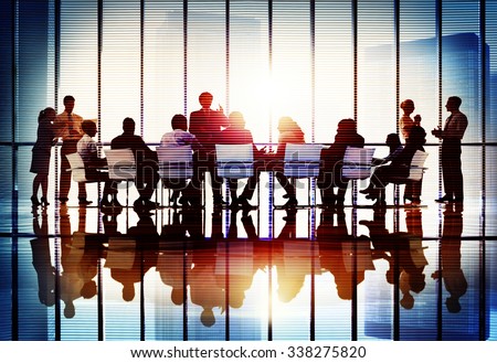 Meeting Seminar Conference Business Collaboration Team Concept Royalty-Free Stock Photo #338275820